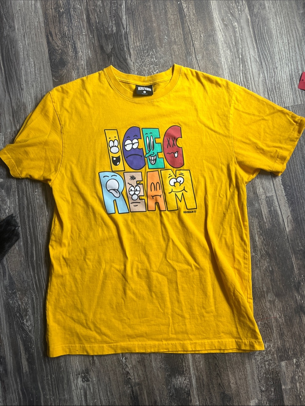 Ice Cream Yellow Graphic